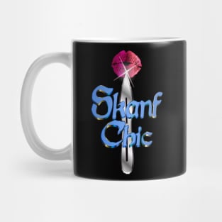 Skanf Chic - No Spin Throwing Knife Kiss - Blue Mug